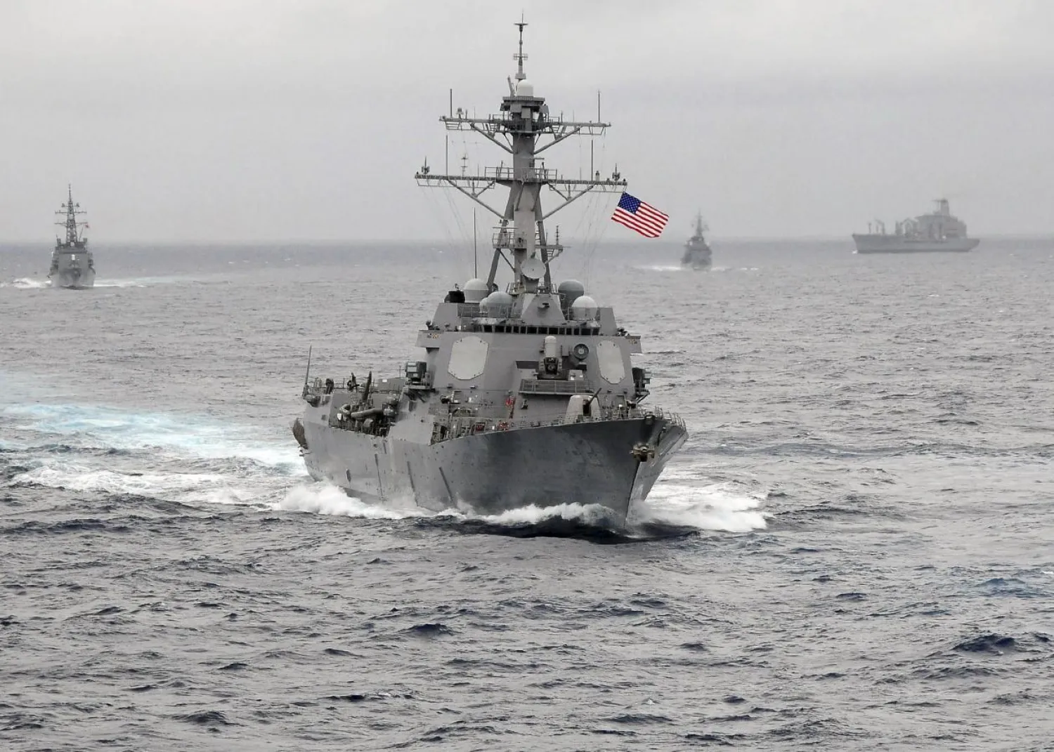 The US Navy guided-missile destroyer USS Lassen | Reuters