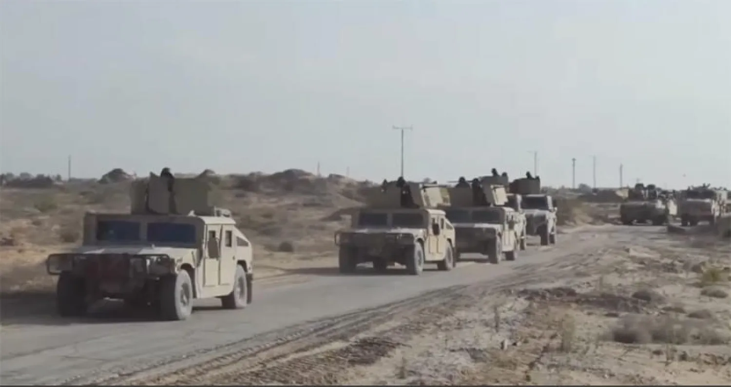 القوات المسلحة المصرية خلال العملية الشاملة «سيناء 2018» (مقطع فيديو من صفحة المتحدث العسكري)