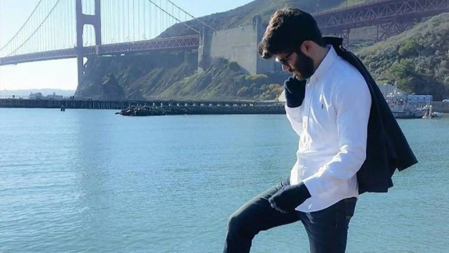 Aws Mohammed Younis Al-Jayab in a Facebook photo. Dubbed the "Hipster Terrorist" for the glamorous social media shots of him posing, he pleaded guilty in Chicago to charges of aiding a terrorist organization and lying to immigration officials. (Facebook)