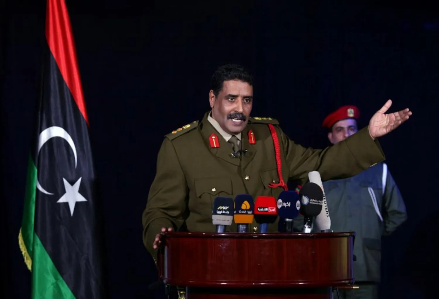 LNA spokesman Ahmed al-Mismari. (Reuters)