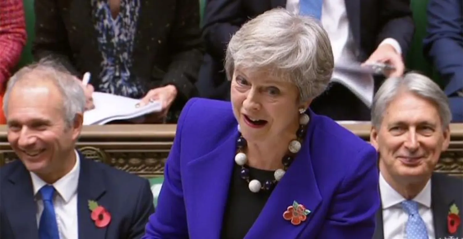 رئيسة الوزراء البريطانية تيريزا ماي (أ.ف.ب)