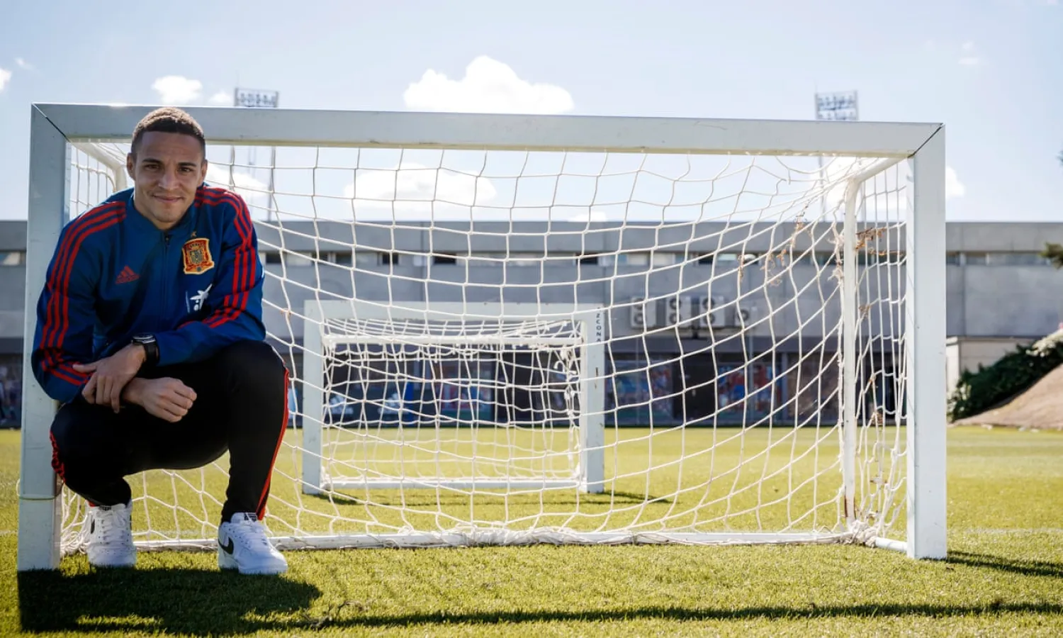  Rodrigo Moreno is one of nine players in Spain’s squad to have played in the Premier League. ‘I liked it a lot,’ he says. Photograph: Pablo Garcia
