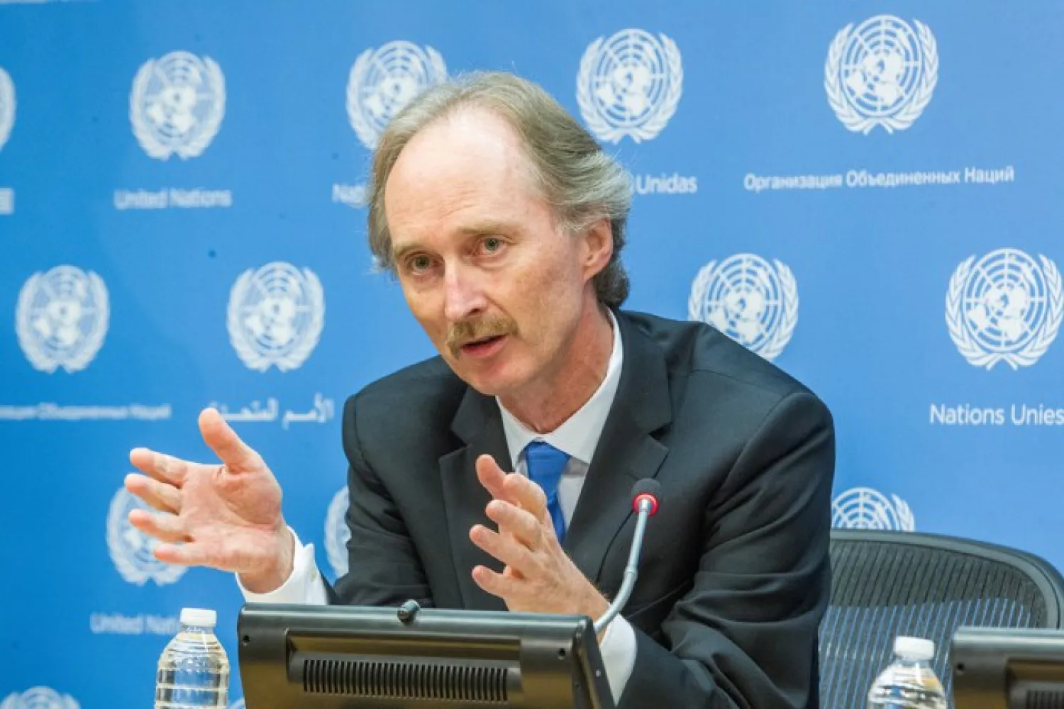 Newly appointed UN envoy to Syria, Geir Pedersen (Reuters)