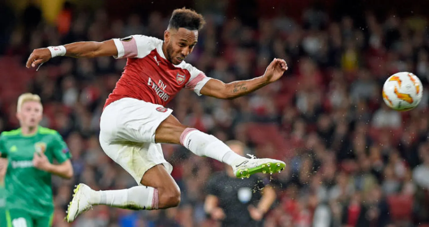 أوباميانغ يقدم أداءً رائعاً مع آرسنال هذا الموسم (إ.ب.أ)