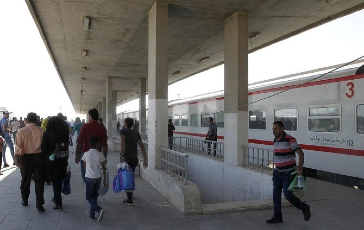 The revival in July of the daily service is a vivid example of Iraq’s attempts to recover from decades of unrest. (File/AFP)
