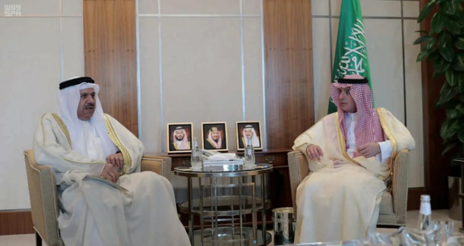 الجبير مستقبلاً الزياني (واس)