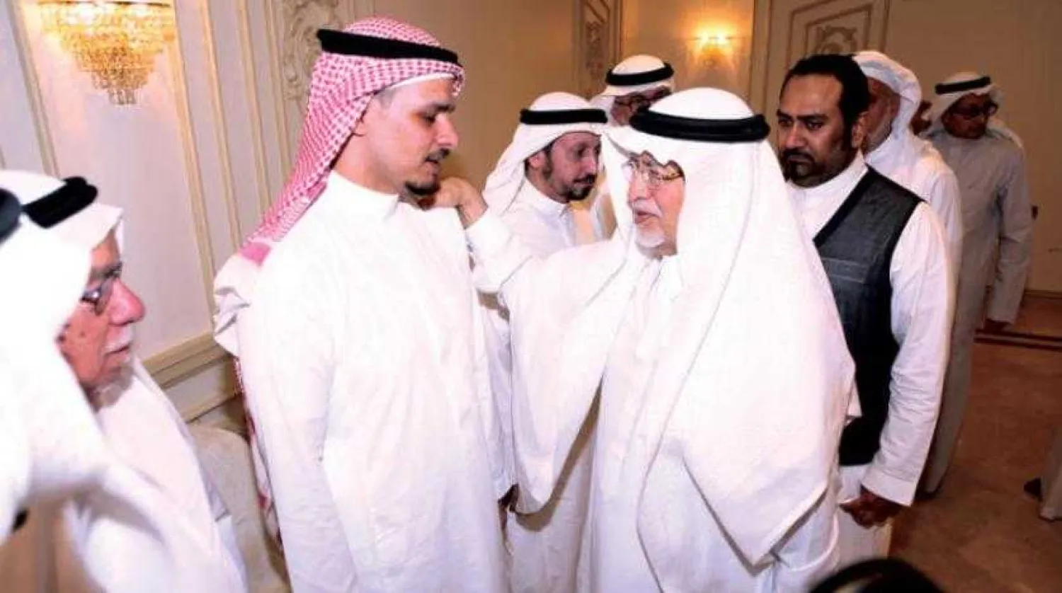 Saudi officials console grieving family of the late Jamal Khashoggi, Asharq Al Awsat