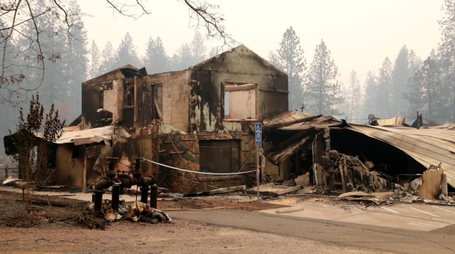 بالصور... تفحم مدينة أميركية بسبب حرائق كاليفورنيا