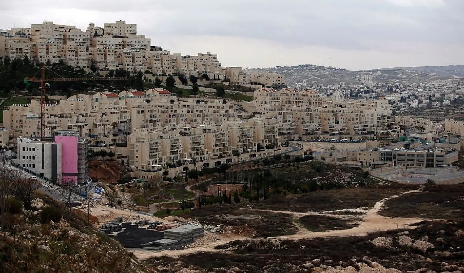 Israeli settlements. (AFP)