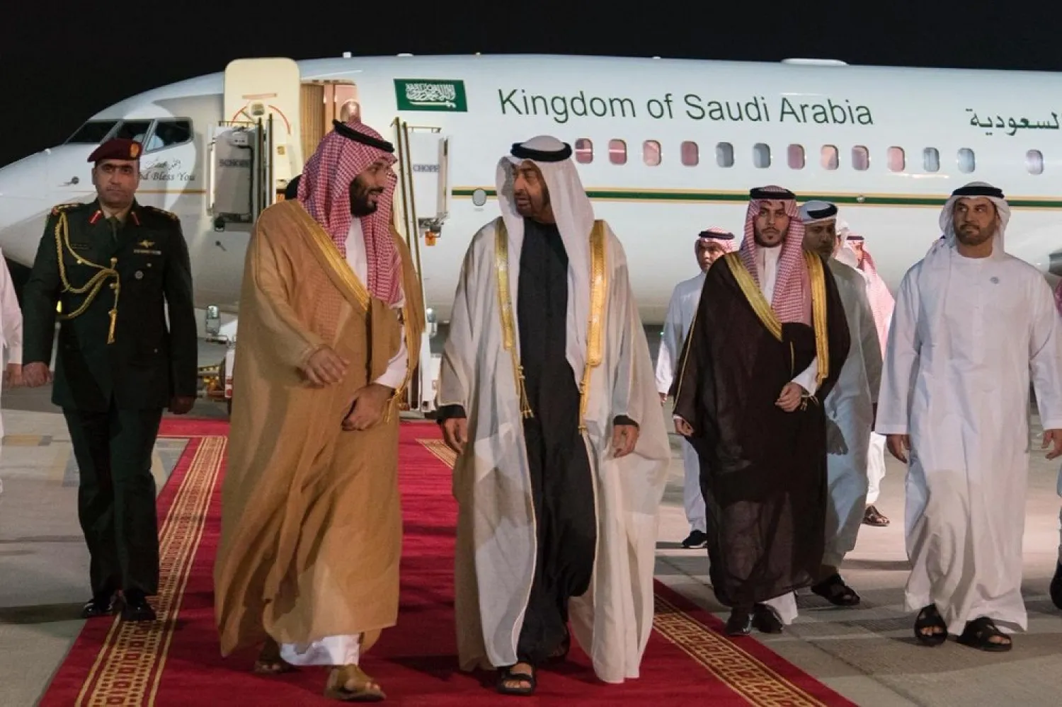 Saudi Crown Prince in UAE at Start of Arab Tour