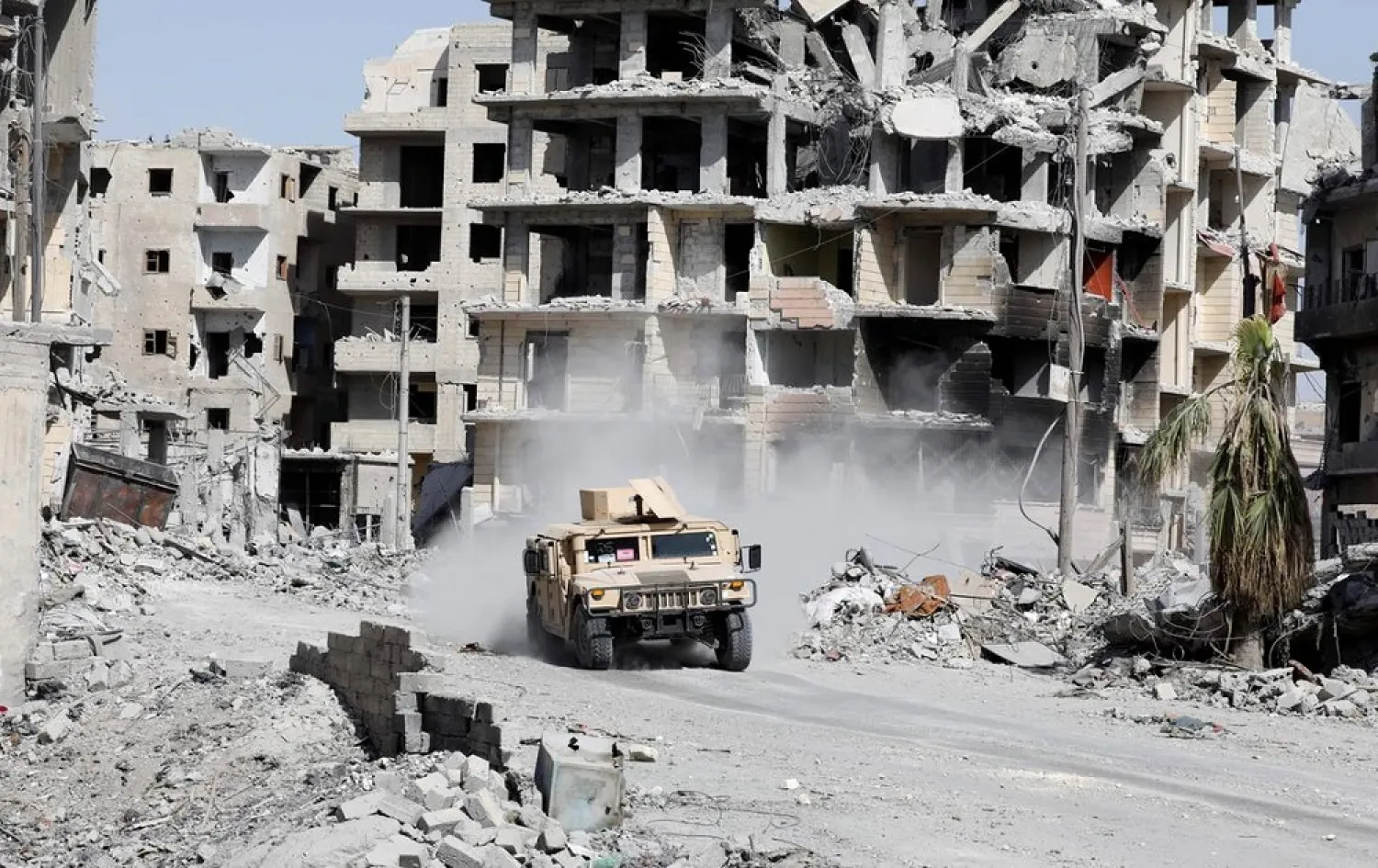 Syria’s Raqqa in 2017. (Reuters)