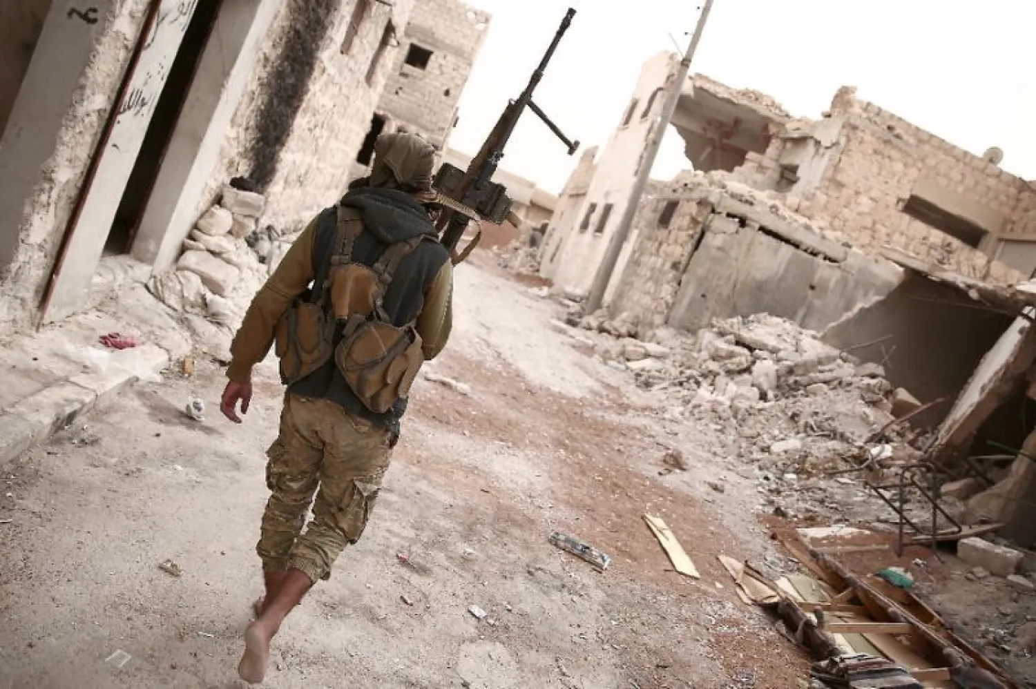 The Syrian government and rebels simultaneously exchanged "certain individuals" in the northwest of the country, in what the ministry called a "pilot project" (AFP Photo/Nazeer AL-KHATIB)