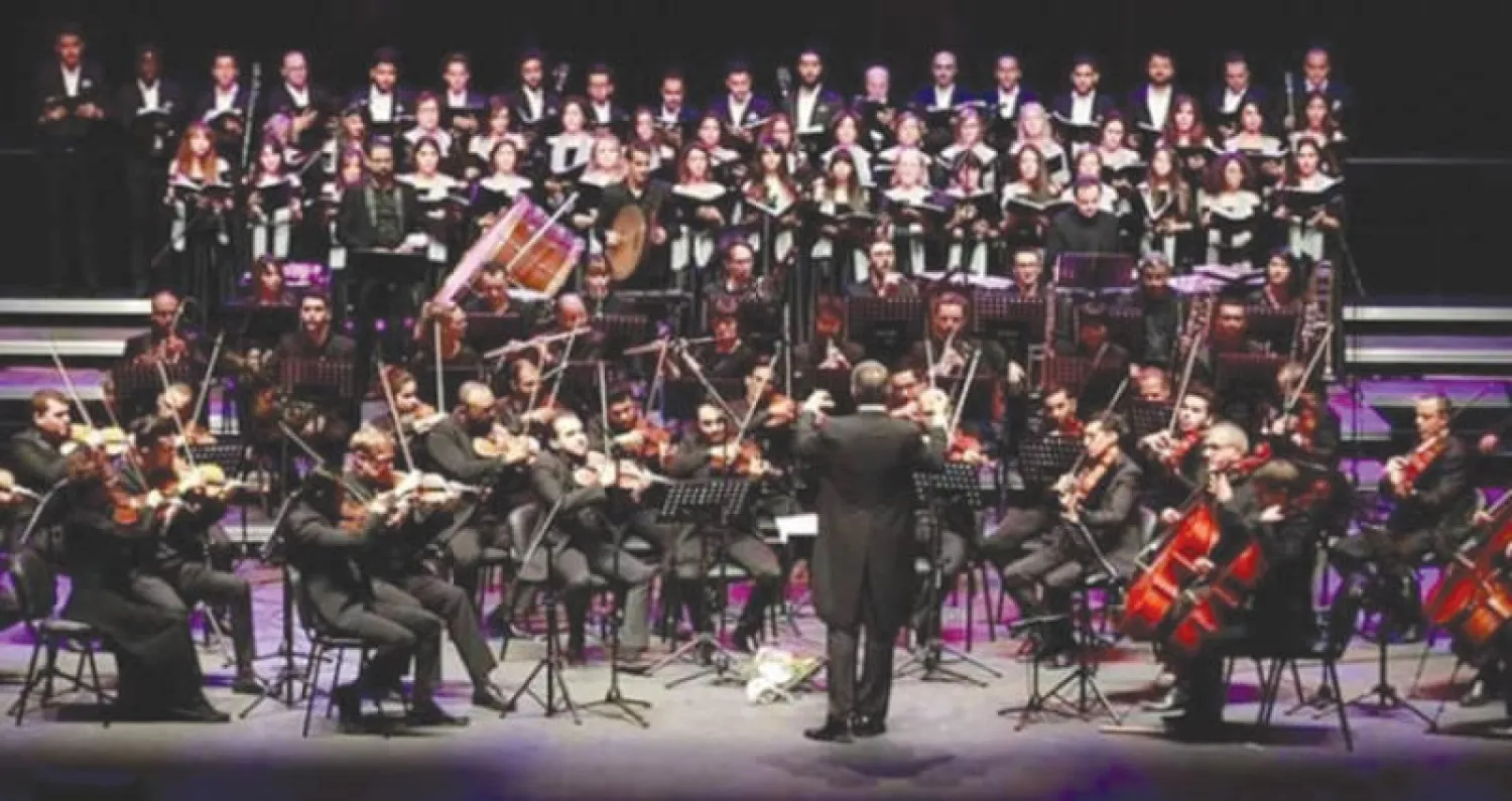 جانب من الأوركسترا