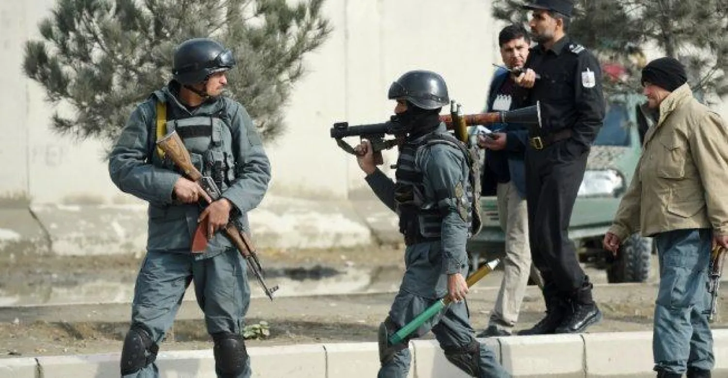 عناصر من الشرطة الأفغانية (أرشيف - أ.ف.ب)