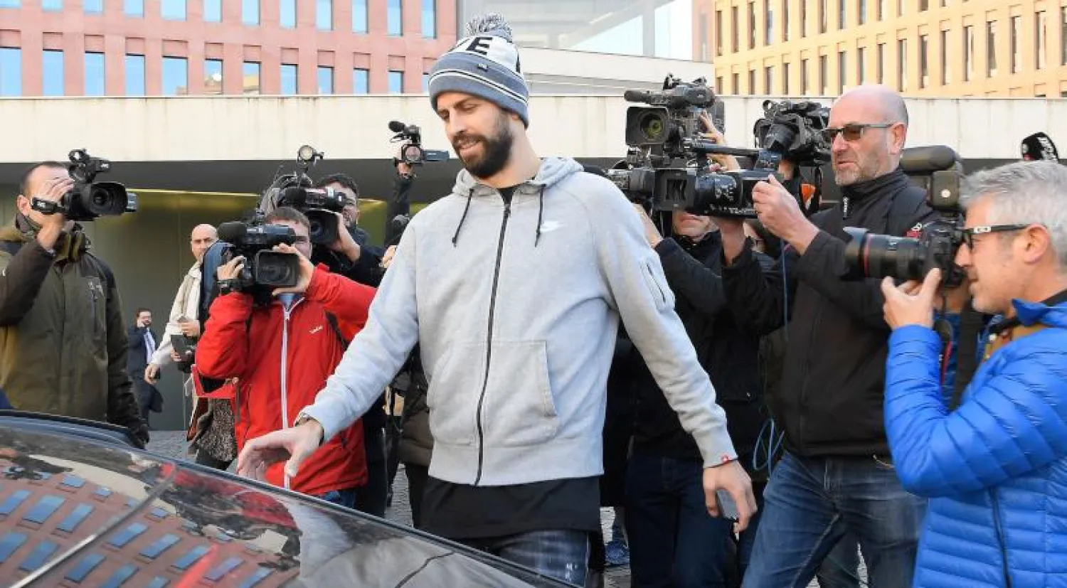 مدافع برشلونة الإسباني جيرار بيكيه (أ.ف.ب)