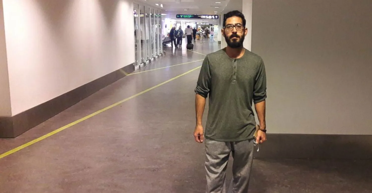 Hassan al-Kontar was stranded at a Malaysian airport for months. (Hassan al-Kontar)