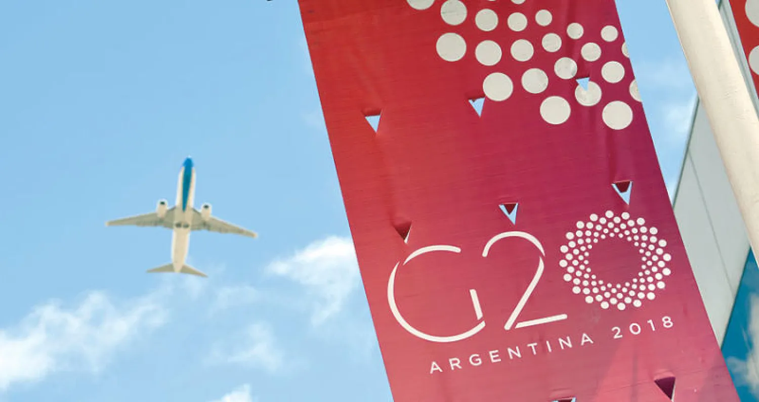 اتخذت الأرجنتين إجراءات أمنية مشددة في العاصمة بوينس آيرس من أجل حماية المكان والقادة (أ.ب)