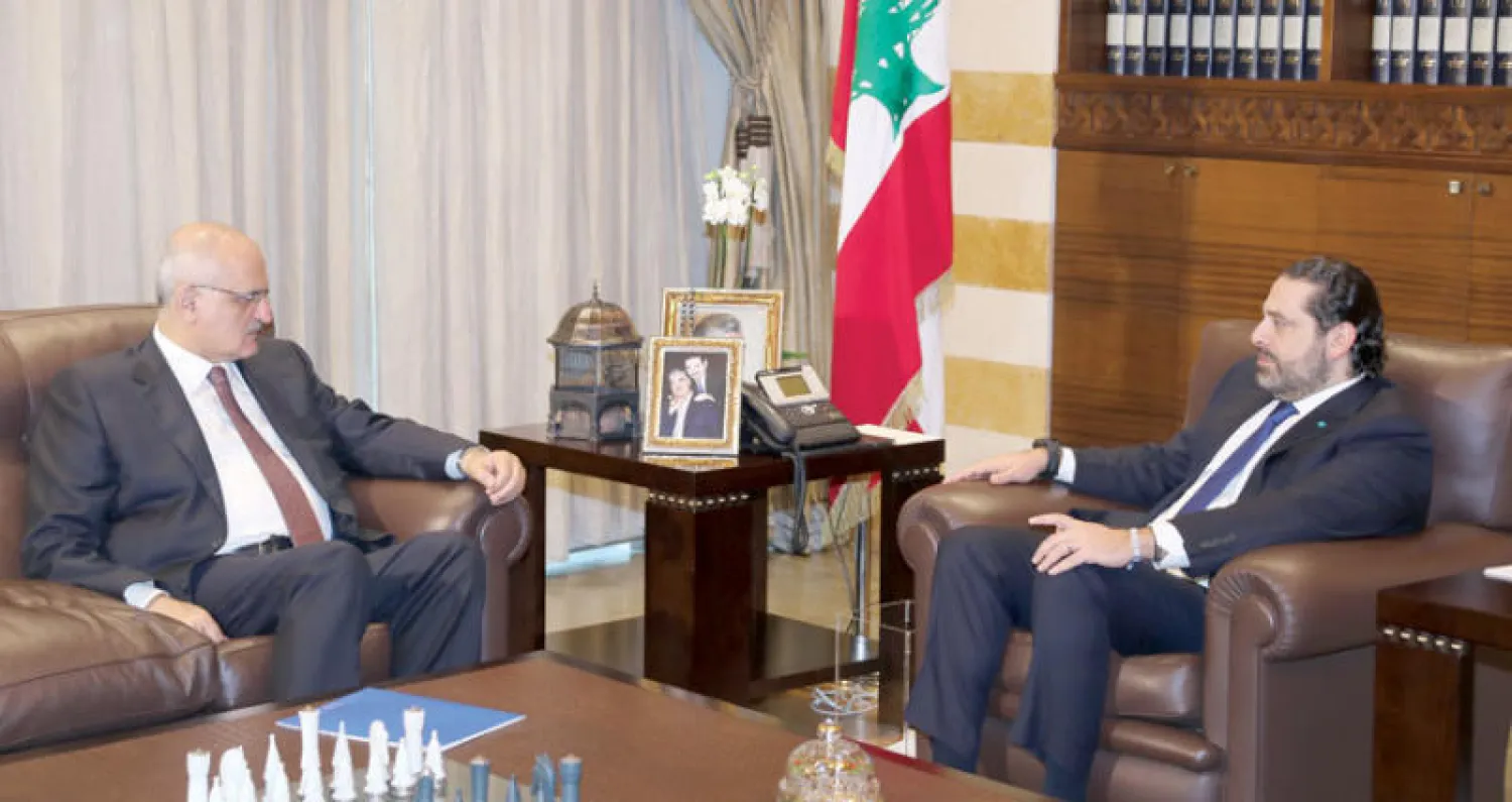 الرئيس سعد الحريري مجتمعاً أمس مع وزير المال علي حسن خليل (دالاتي ونهرا)
