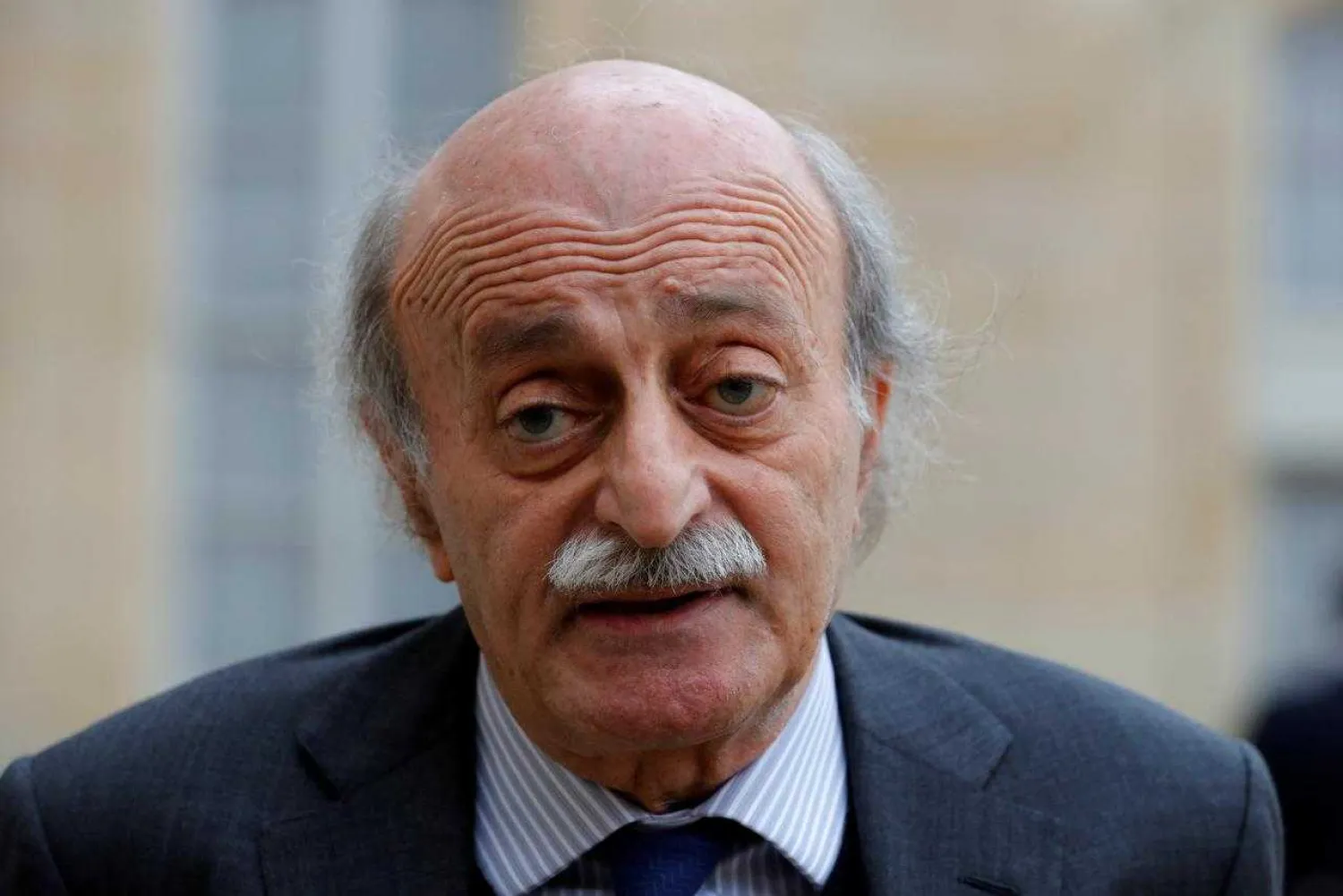 Lebanese Druze leader Walid Jumblat February 21, 2017. (File Photo: Reuters)