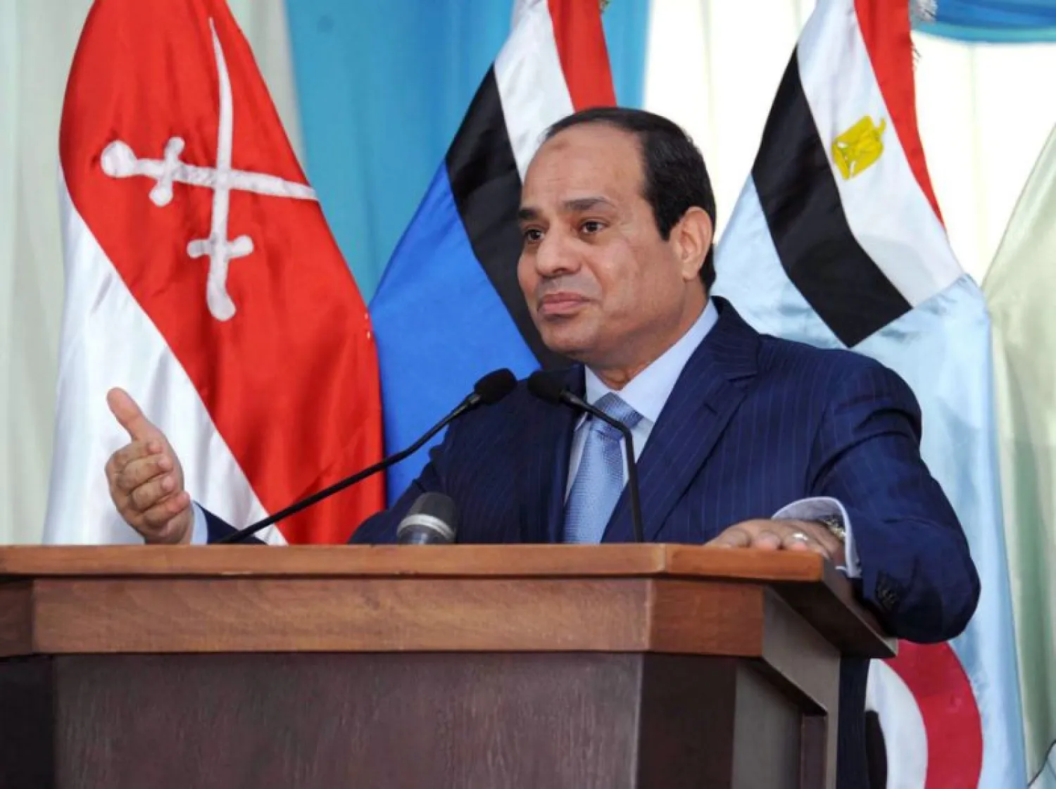Egyptian President Abdel Fattah al-Sisi. (AFP)