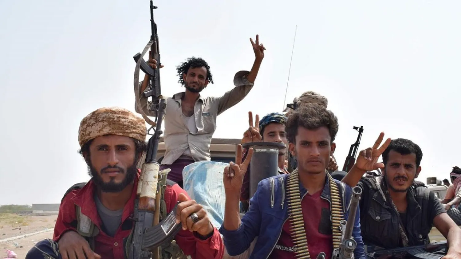 Yemeni pro-government forces advance towards the port city of Hodeidah. (AFP)