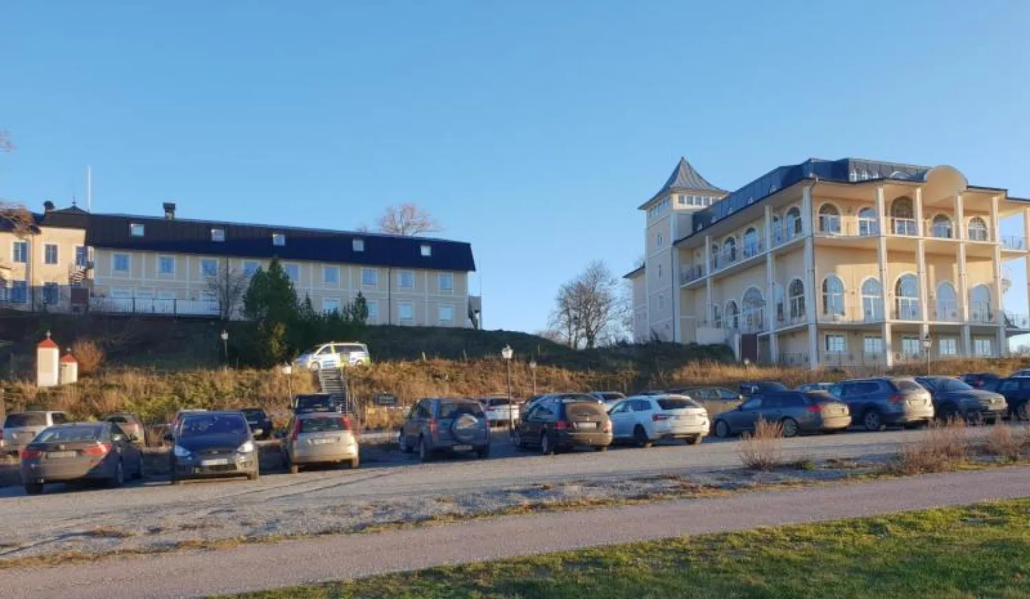 مقر انعقاد مشاورات السلام اليمنية في ريمبو السويدية (تصوير: بدر القحطاني)