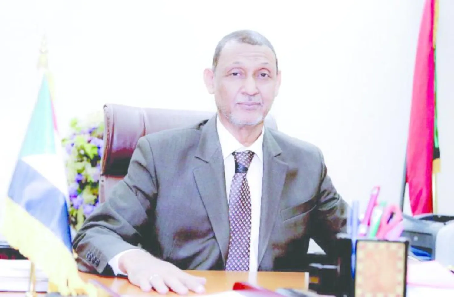 عبد الباسط السنوسي السفير السوداني لدى السعودية (تصوير: بشير صالح)