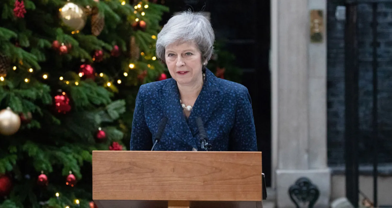 رئيسة الوزراء البريطانية تيريزا ماي (إ.ب.أ)