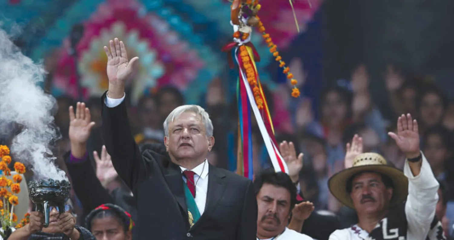 وضعت حكومة الرئيس المكسيكي المنتخب حديثاً أندريا لوبيز أوبرادور مشروع موازنة متوازناً لطمأنة الأسواق (رويترز)