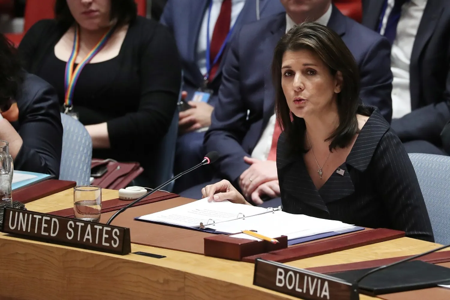 Outgoing US Ambassador to the UN Nikki Haley. (Reuters)