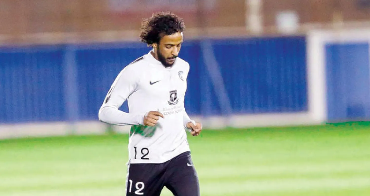 ياسر الشهراني في تدريبات الهلال (الشرق الأوسط)