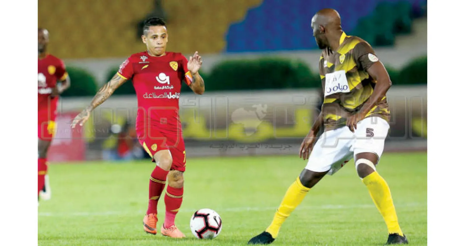 إلتون في مباراة القادسية الأخيرة أمام أحد (تصوير: عدنان مهدلي)