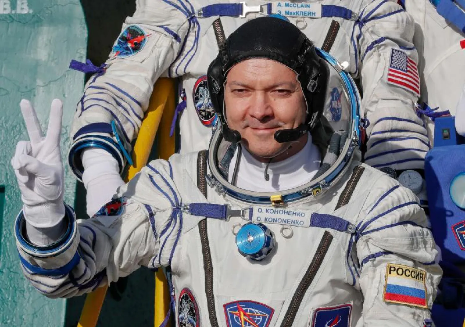 رائد الفضاء الروسي أوليغ كونونينكو (أ.ف.ب)