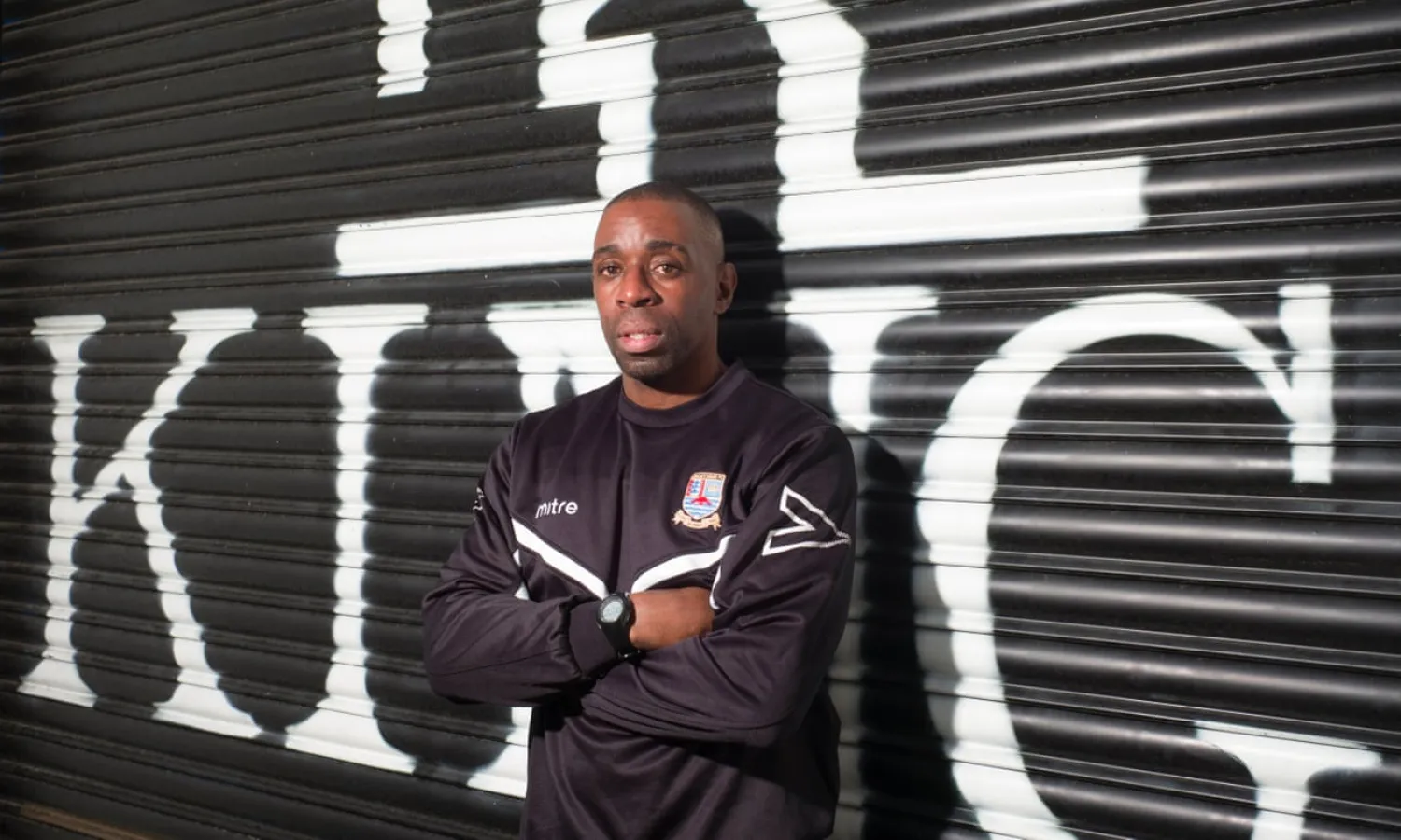  Jamie Lawrence, whose clubs included Bradford, says: ‘I was lucky because I had someone in the prison system who believed in me.’ Photograph: Graeme Robertson/Observer
