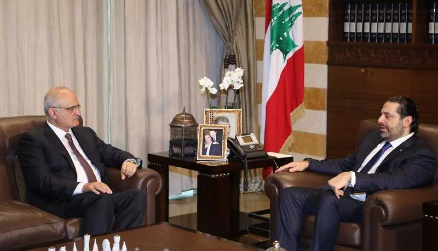 Finance Minister Ali Hassan Khalil met with Prime Minister-designate Hariri on Thursday/NNA