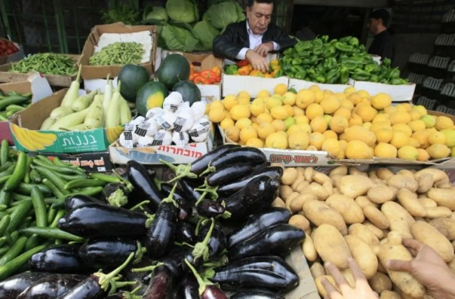 Agriculture market (File Photo: AFP / Mohammed Abed)

