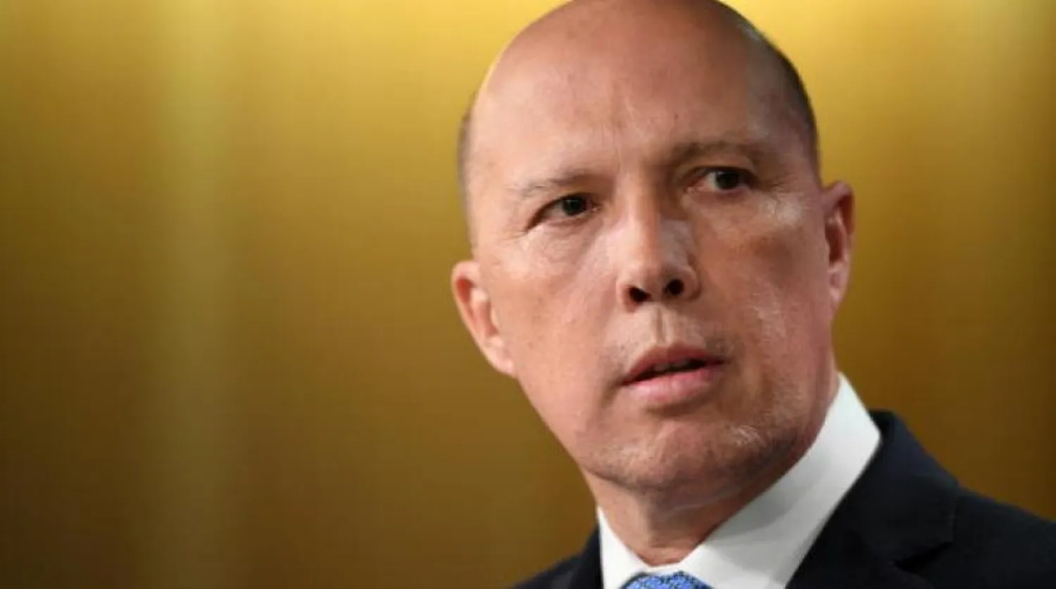 Australian Home Affairs Minister Peter Dutton. EPA