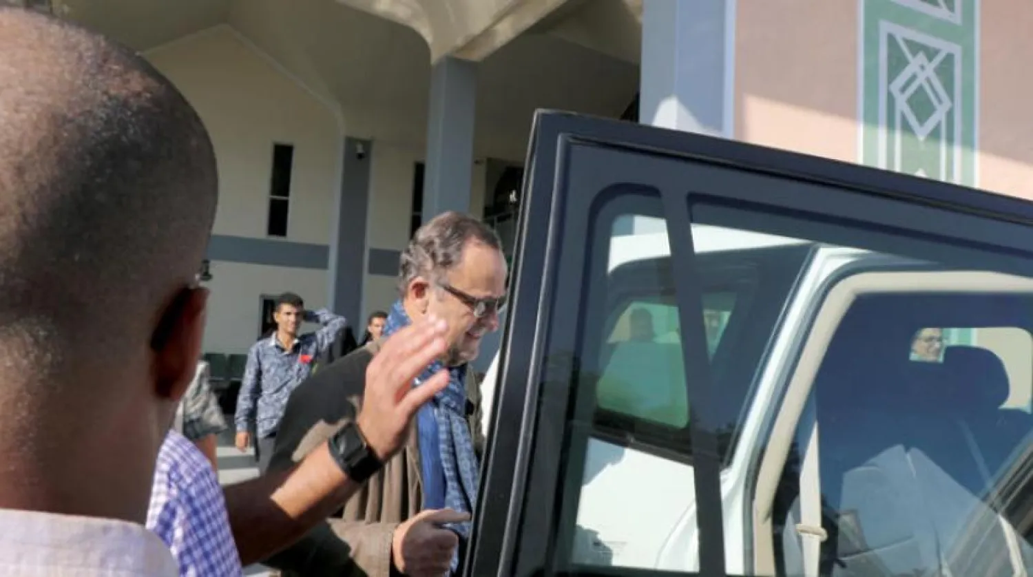Retired Dutch General Patrick Cammaert prepares to get into a vehicle upon his arrival at Aden airport, Yemen December 22, 2018. REUTERS/Fawaz Salman