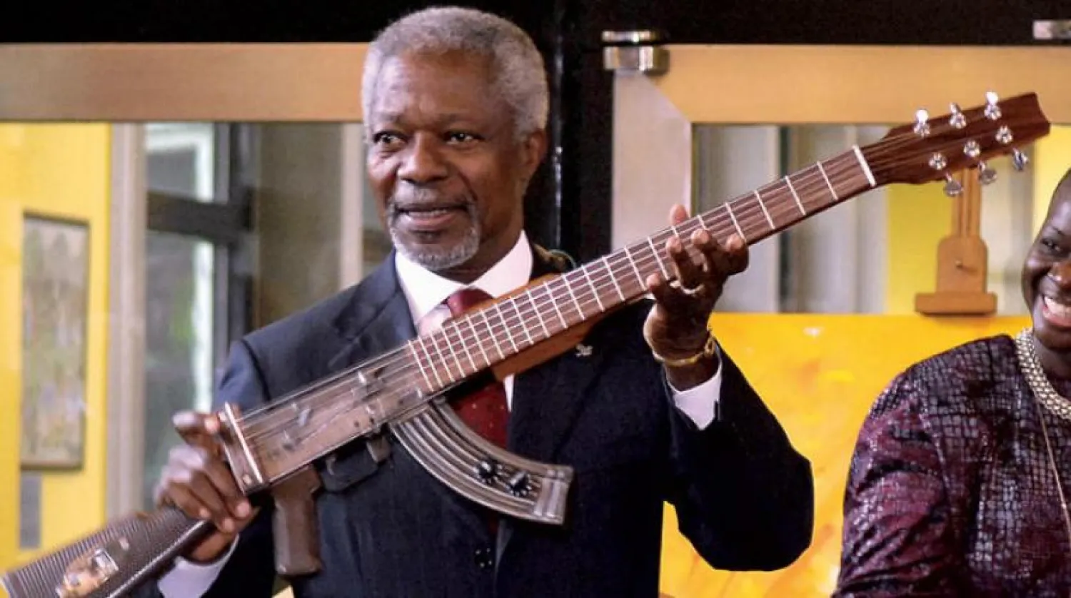 Kofi Annan, 2007 yılında Viyana ziyareti sırasında (AFP)