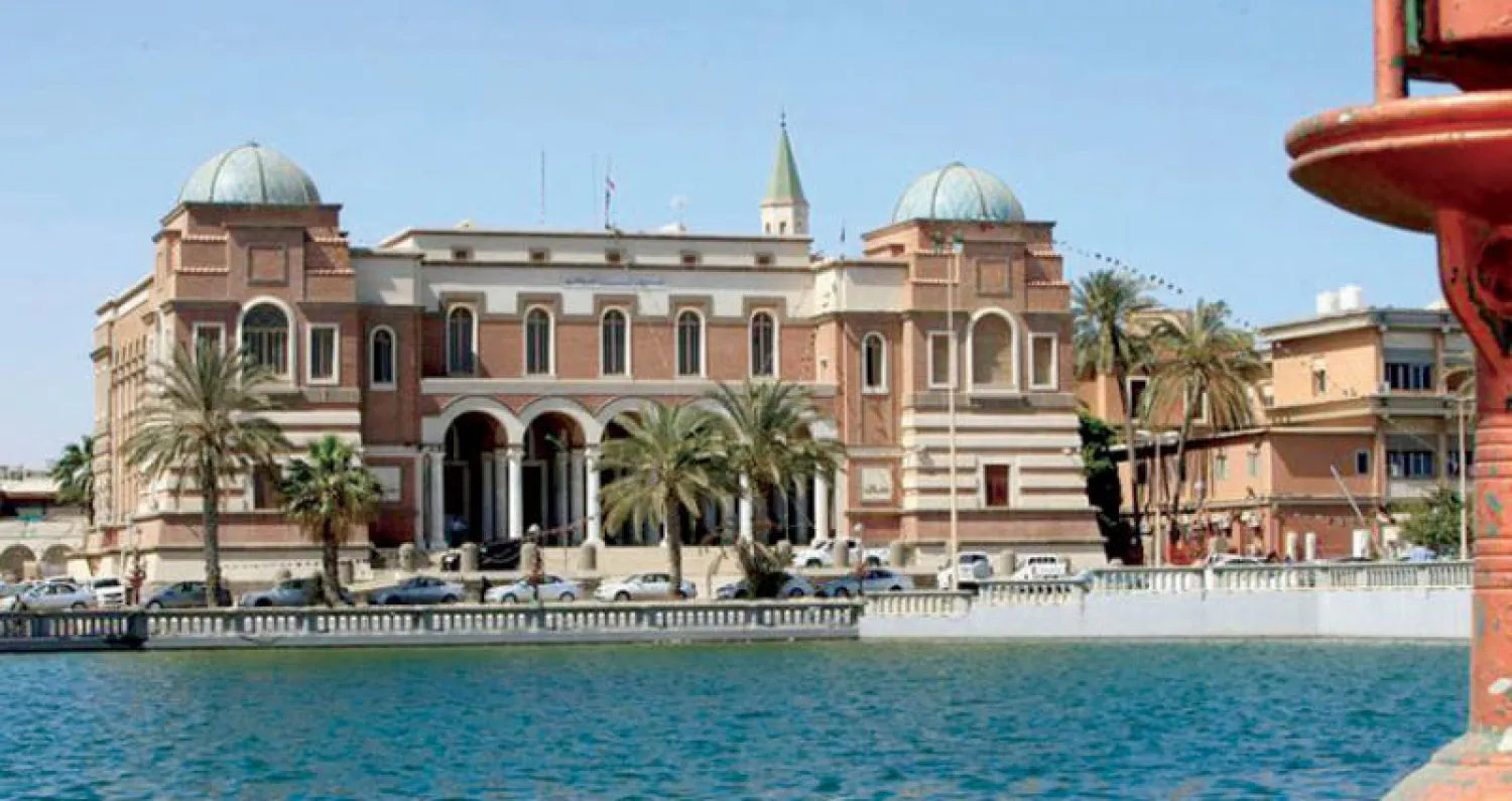 مصرف ليبيا المركزي في طرابلس (رويترز)