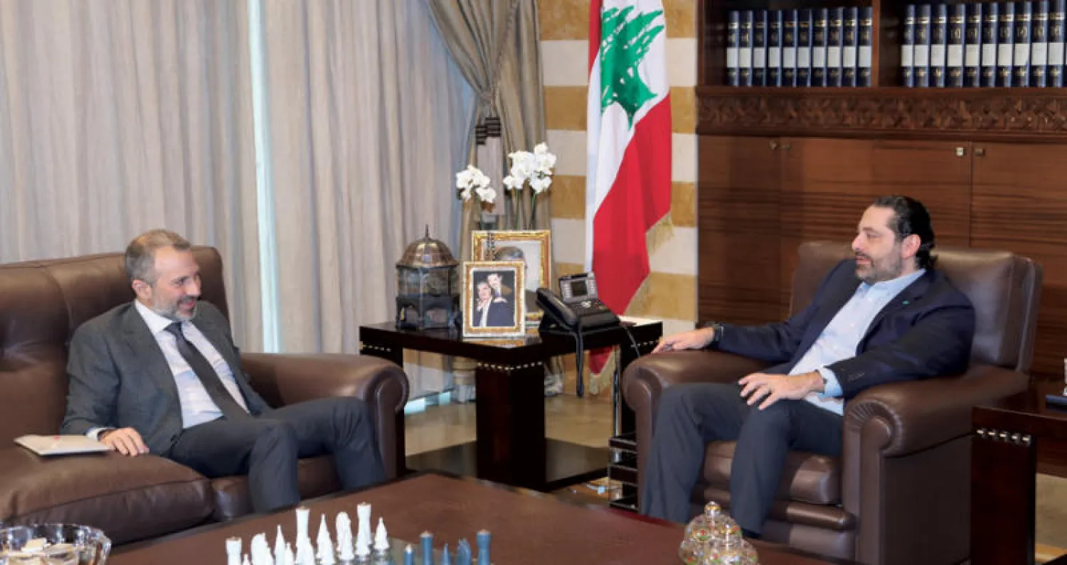 من لقاء الرئيس سعد الحريري والوزير جبران باسيل (دالاتي ونهرا)