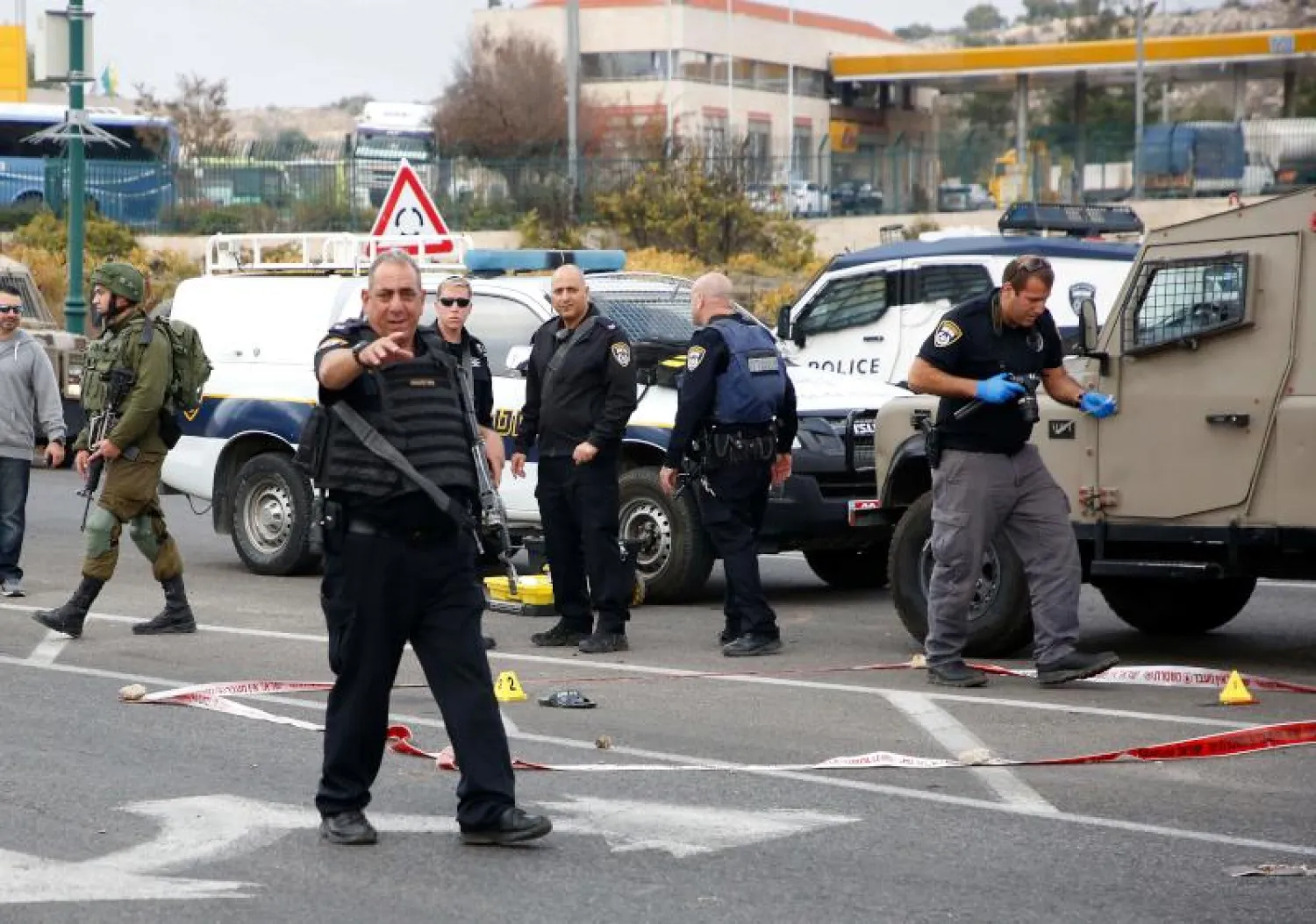 عناصر من الشرطة الإسرائيلية في الضفة الغربية - أرشيفية (أ.ف.ب)