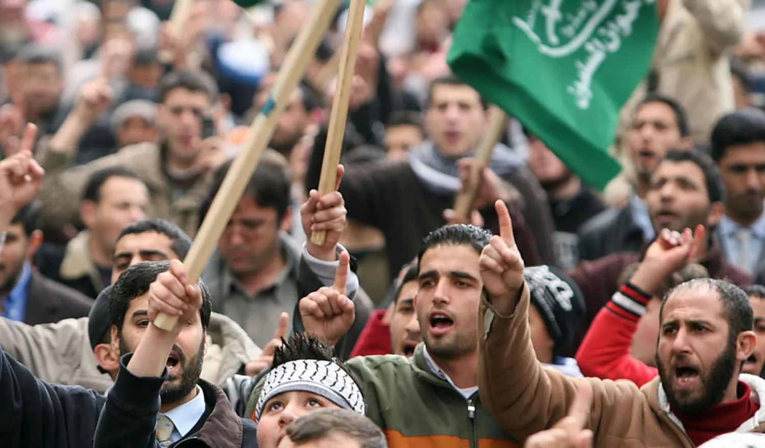 Muslim Brotherhood supporters in Jordan. (AFP)