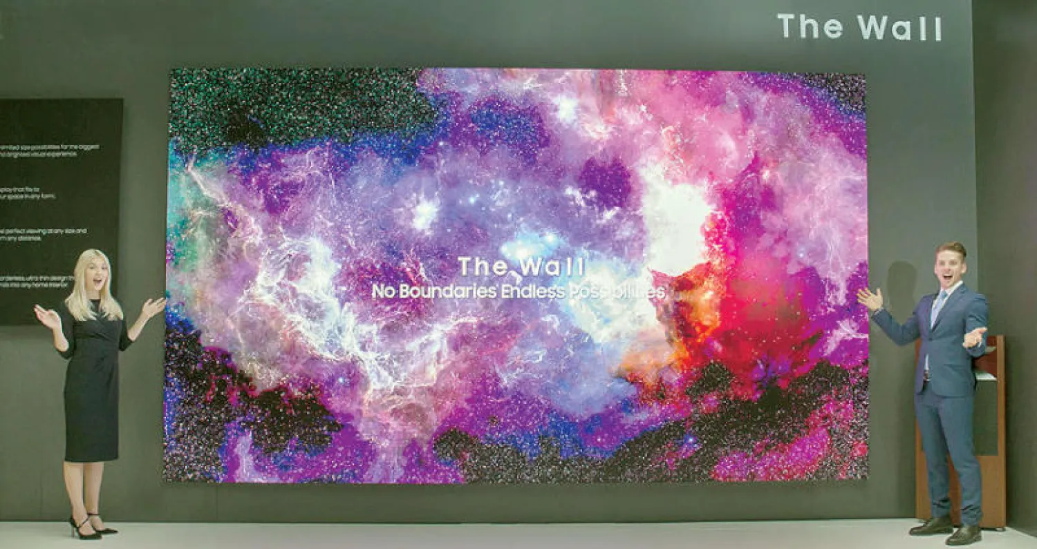 تلفزيون «الجدار» من «سامسونغ»