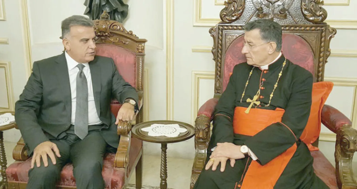 استقبل البطريرك الراعي أمس مدير عام الأمن العام اللواء عباس إبراهيم (موقع بكركي)