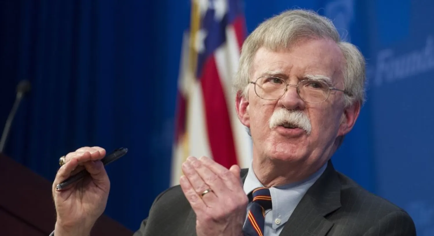US national security adviser John Bolton. (AP)
