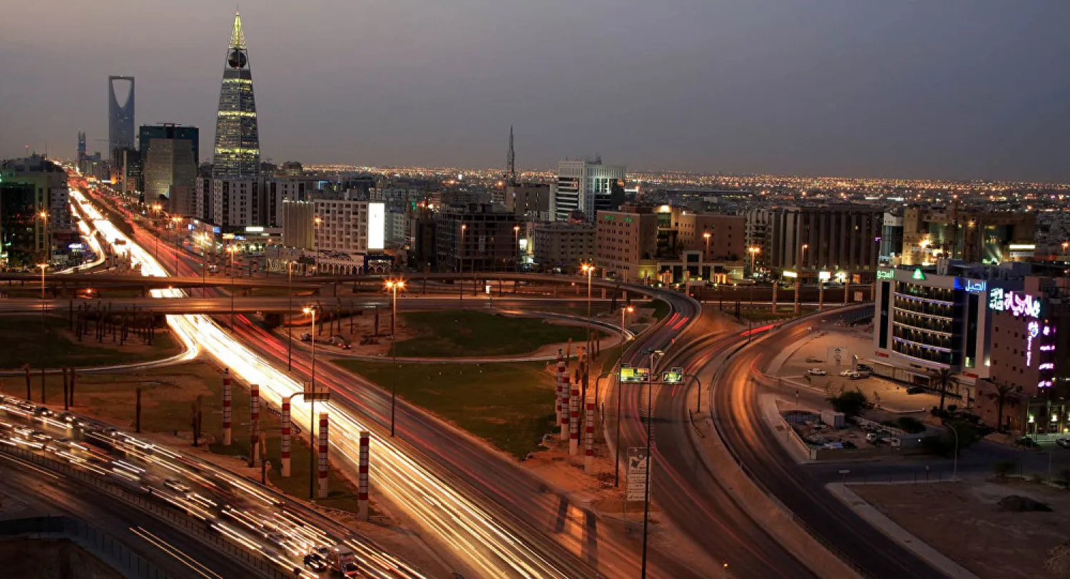 A night view of Riyadh, Saudi Arabia. (AP)