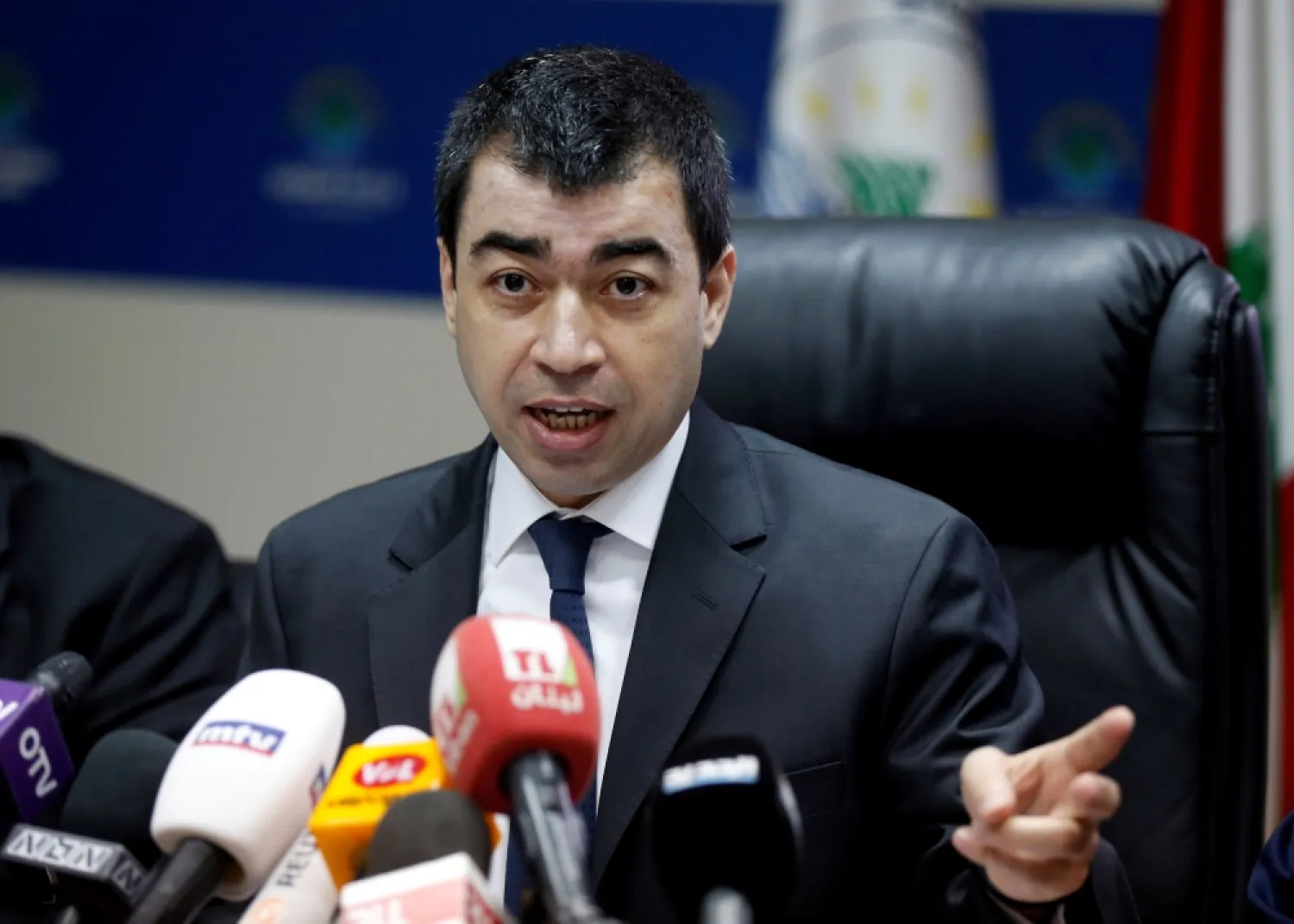Lebanon's Minister of Energy and Water Cesar Abou Khalil. Reuters file photo