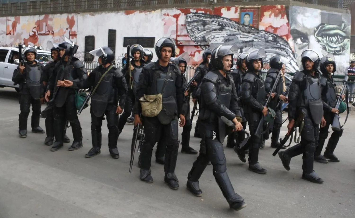 Riot police in Cairo. Reuters file photo