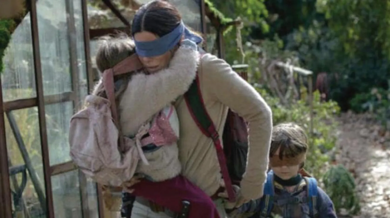Bird Box filminden bir kare